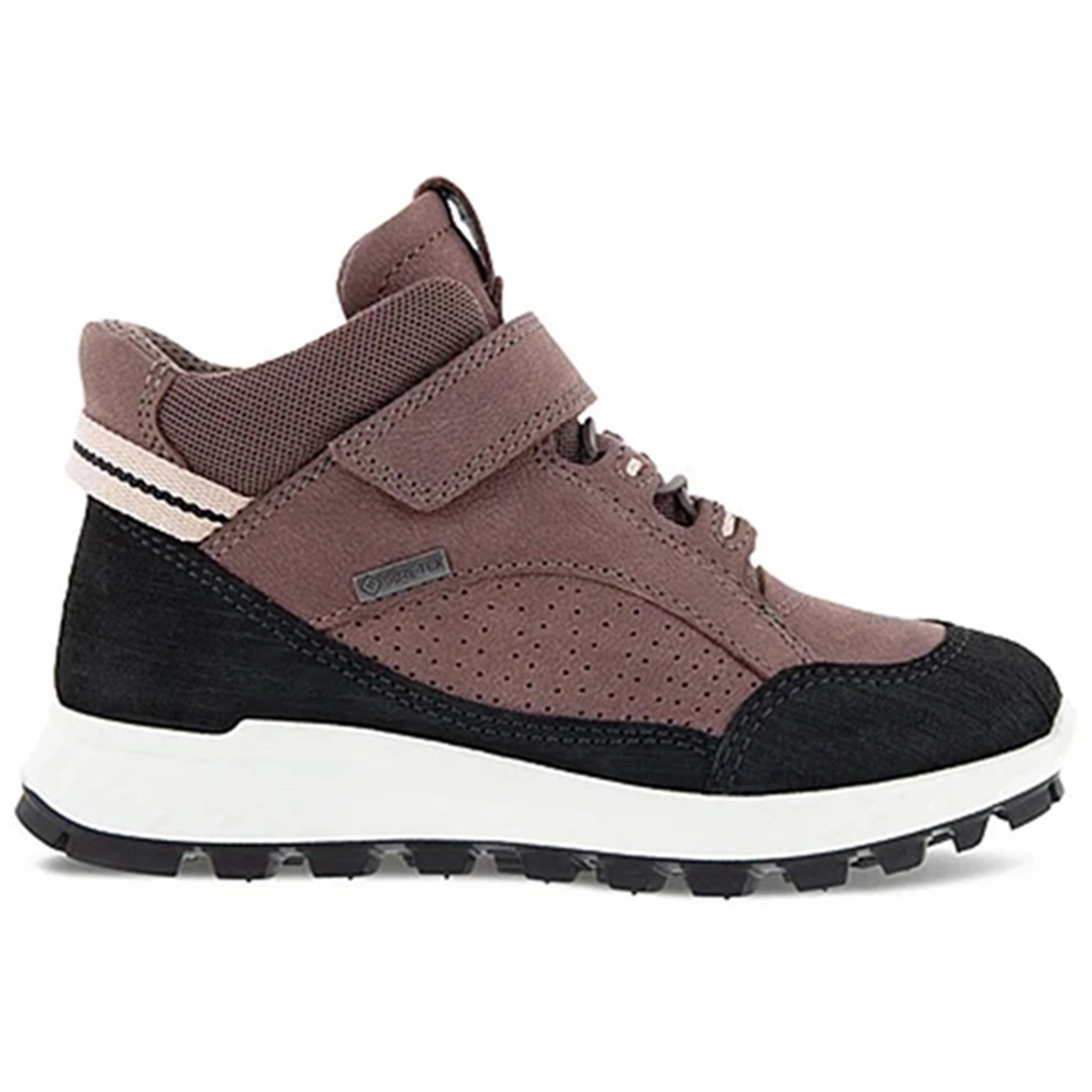 Ecco Exostrike Kids Ankle Boot Black/Dusty Purple/Dusty Purple