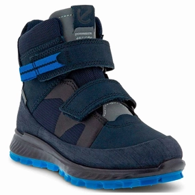 Ecco Exostrike Kids Boots Night Sky/Marine Winter Boots for Kids on sale