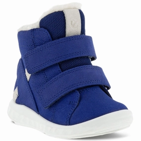 Ecco Lite Infant Boots Mid-Cut Blue Depths Winter Boots for Kids on sale