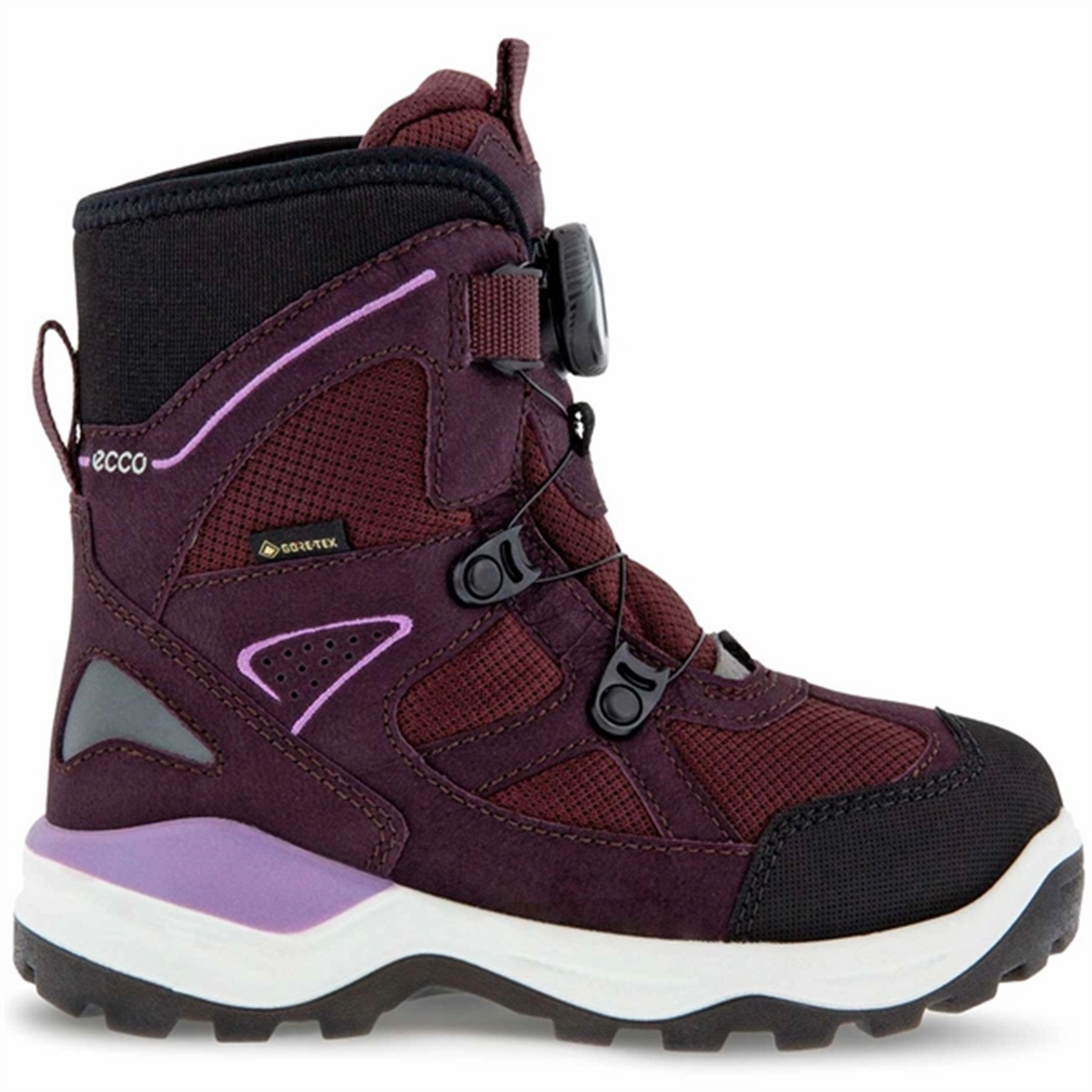 Ecco Snow Mountain Boots Black/Fig