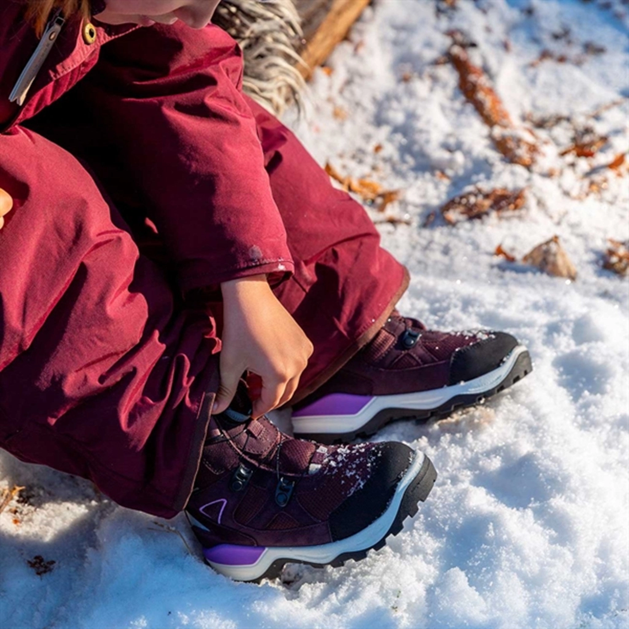 Ecco Snow Mountain Boots Black/Fig