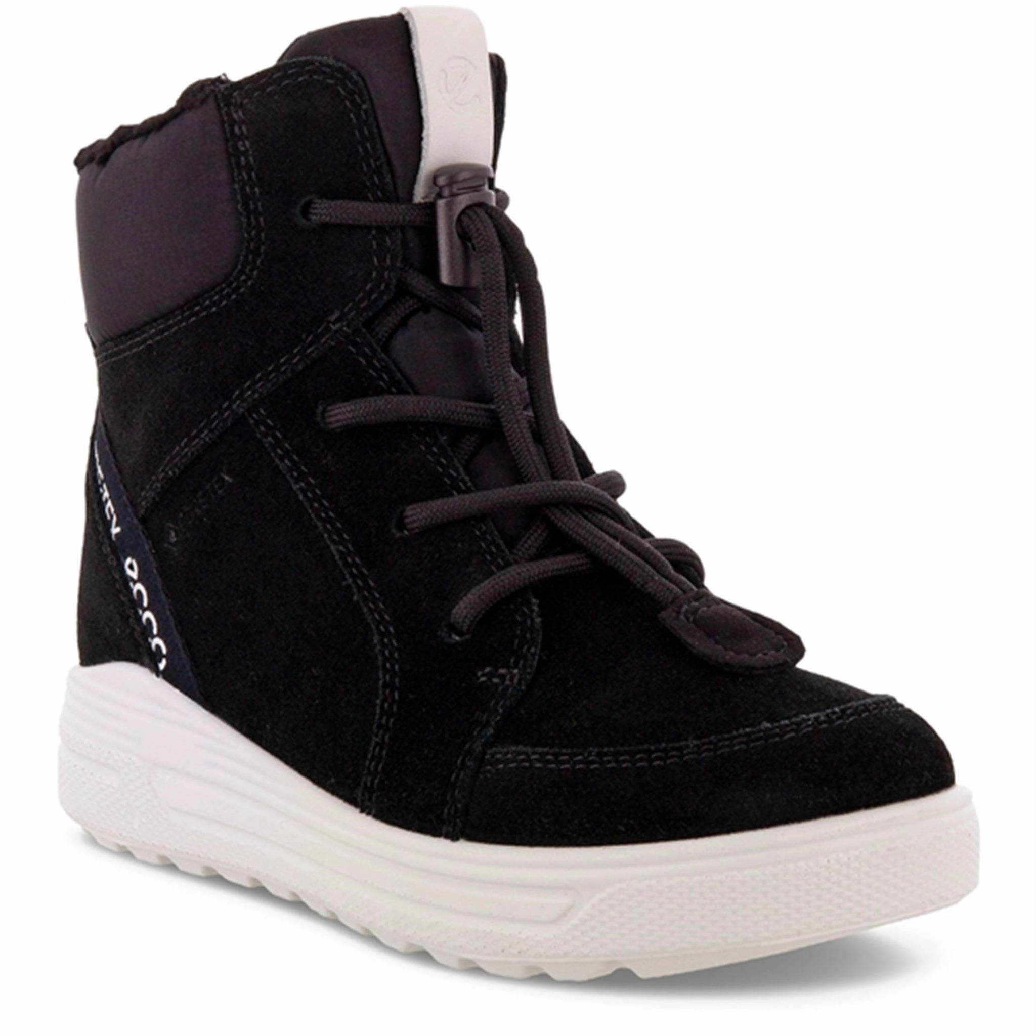 Ecco Urban Snowboarder Mid-Cut Boot Black/Black Cheap Kids Winter Footwear