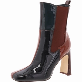 ELLE Womens Stretch Leather Mid-Calf Boots Sale on Womens Trendy Boots