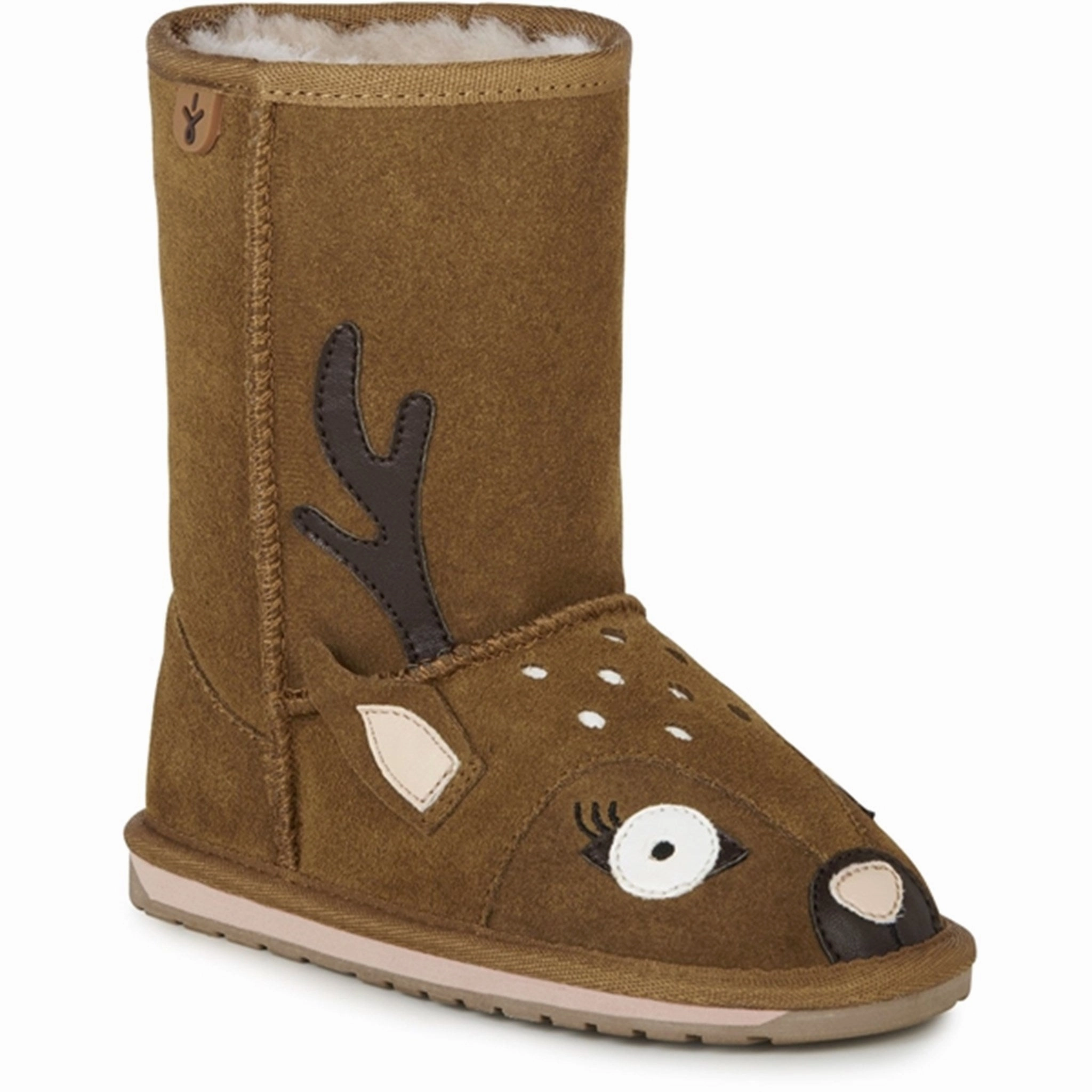 EMU Australia Deer Boots Chestnut Teddy Boots for Kids online deal