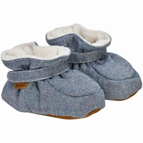 En Fant Baby Slippers Navy House Slippers for Kids on sale