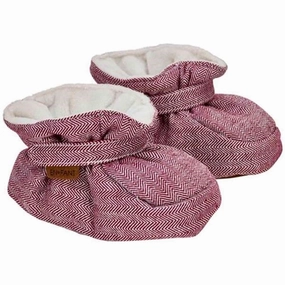 En Fant Baby Slippers Ruby Wine House Slippers for Kids on sale