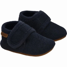 En Fant Baby Wool Slippers Navy Wool Slippers Kids clearance