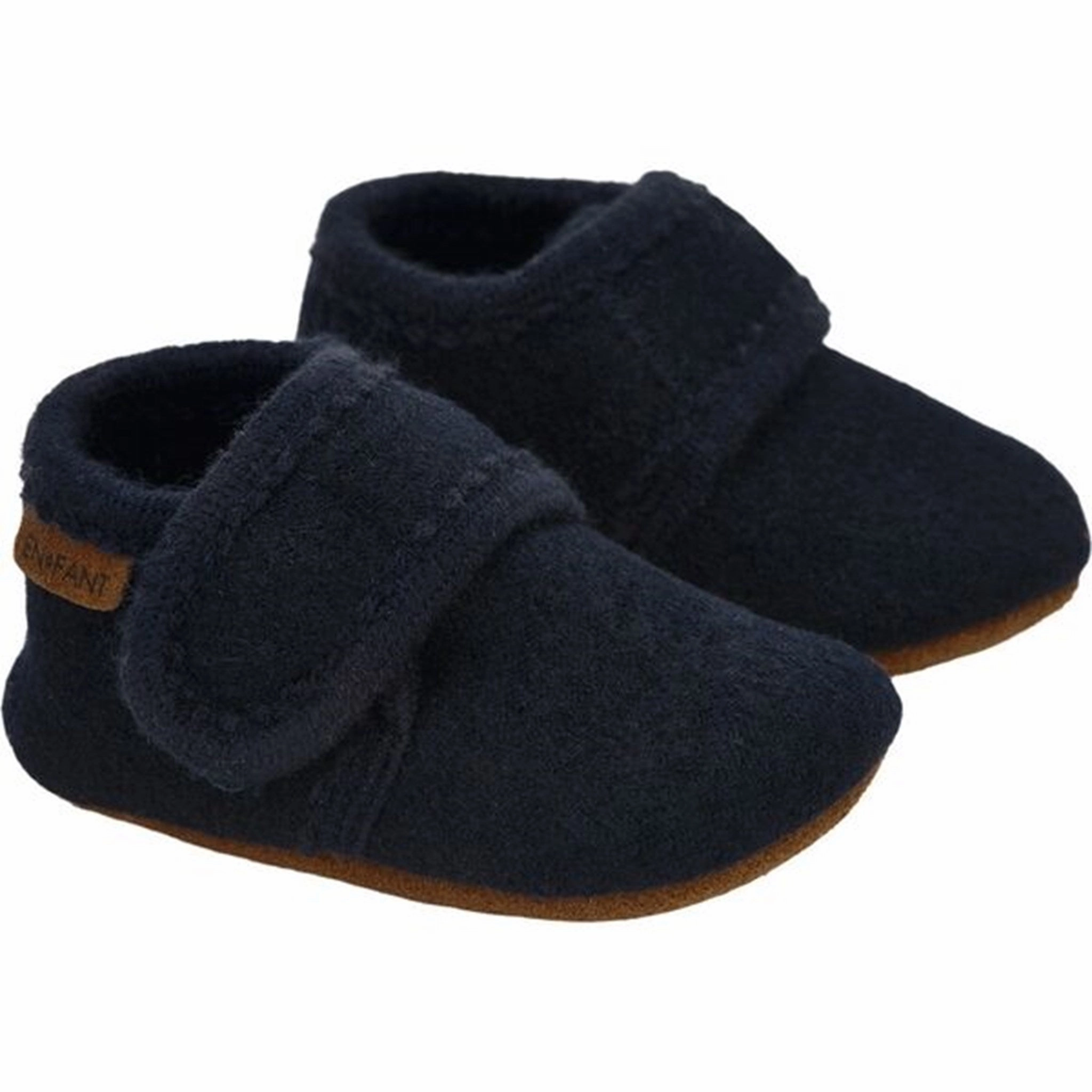 En Fant Baby Wool Slippers Navy Wool Slippers Kids clearance