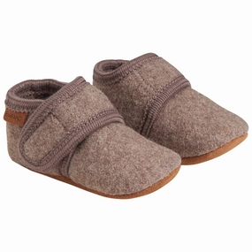 En Fant Baby Wool Slippers Walnut House Slippers for Kids on sale