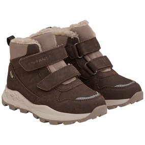 En Fant Chocolate Brown Sneakers TEX Mid-High Tex Sneakers Kids on sale