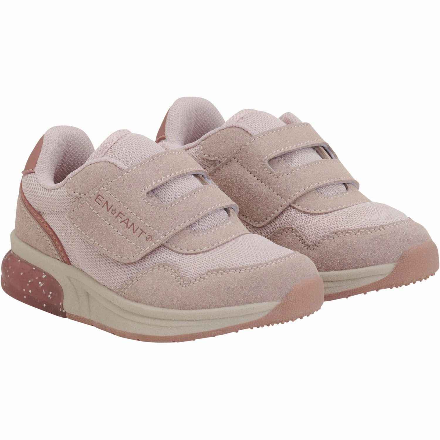 En Fant Sepia Rose Sneakers Velcro w. Light Kids Light-Up Shoes on sale