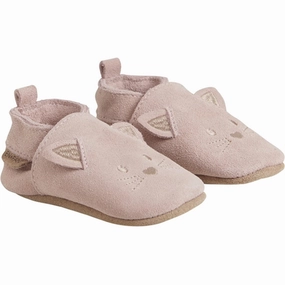 En Fant Slippers Animal Suede Misty Rose House Slippers for Kids on sale