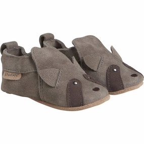 En Fant Slippers Ruskind Chocolate Chip House Slippers for Kids on sale