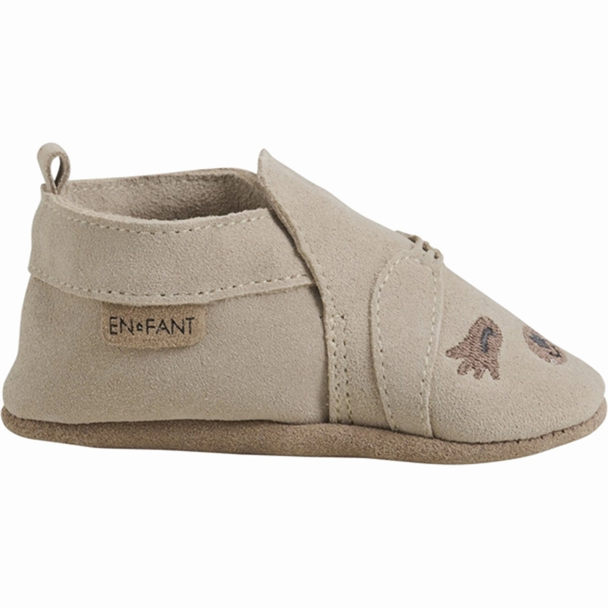 En Fant Slippers Suede Cement