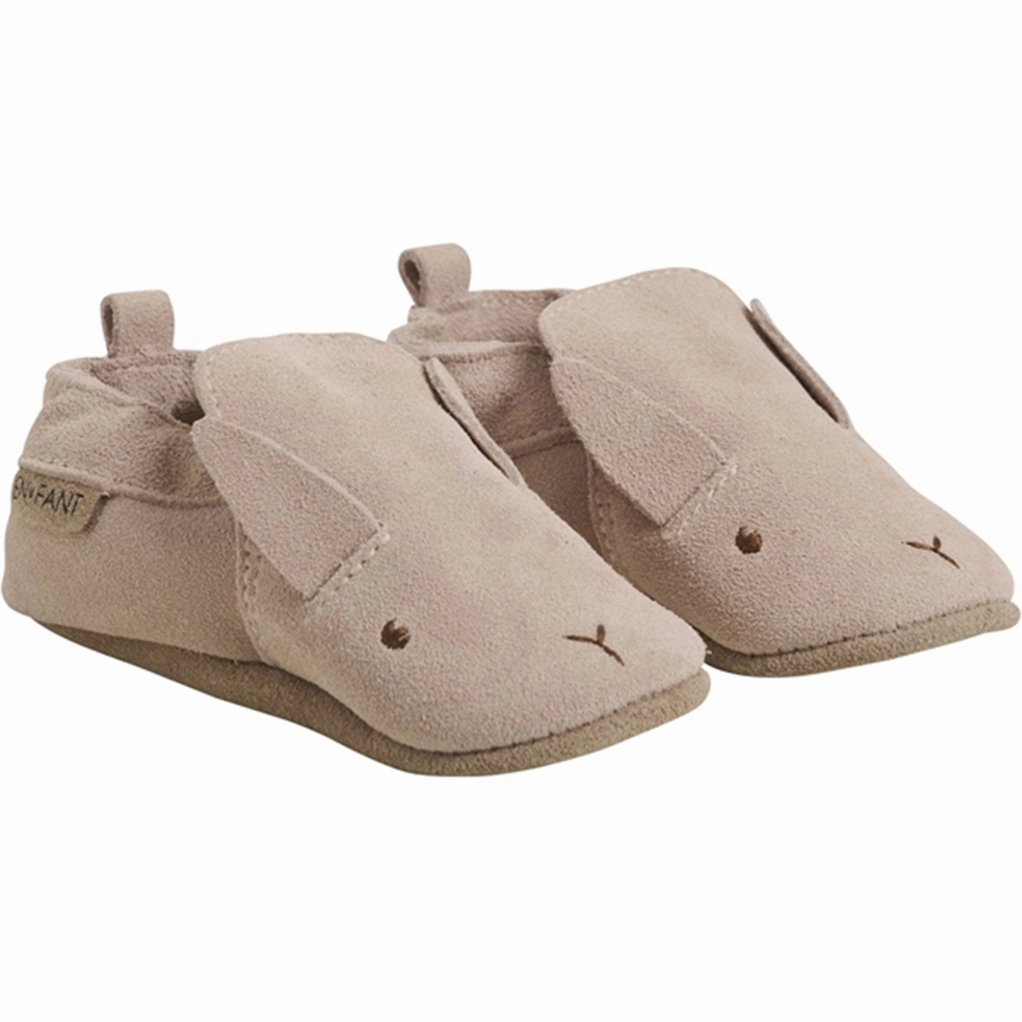 En Fant Slippers Suede Peach Whip House Slippers for Kids on sale
