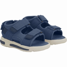 En Fant Vintage Indigo Sandals Velcro w. Light Kids Light-Up Shoes on sale