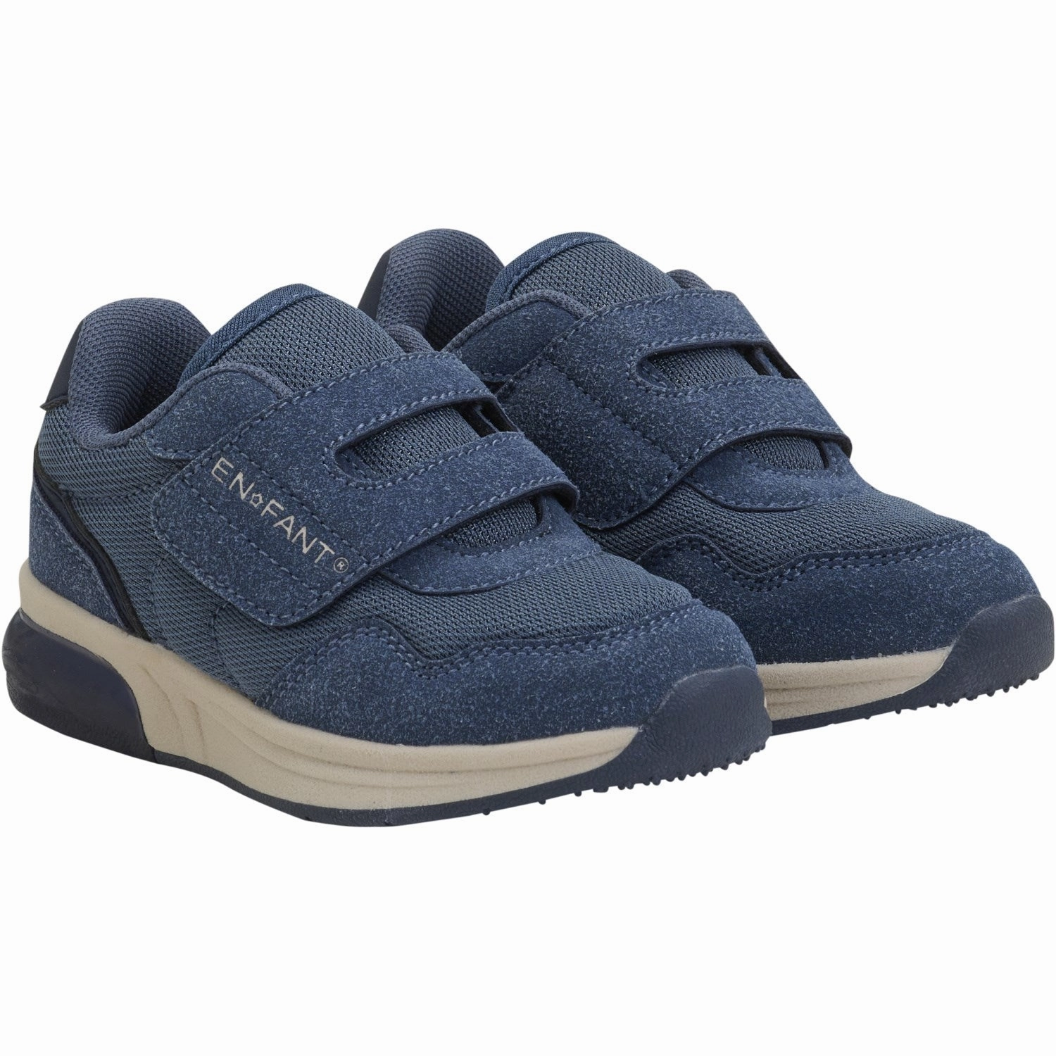 En Fant Vintage Indigo Sneakers Velcro w. Light Kids Light-Up Shoes on sale