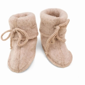 Engel Baby-bootees With Ribbon Sand Mlange Wool Slippers Kids clearance