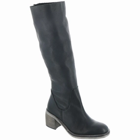 Essential  Womens Leather Solid Knee-High Boots Cheap Womens Boots for winter