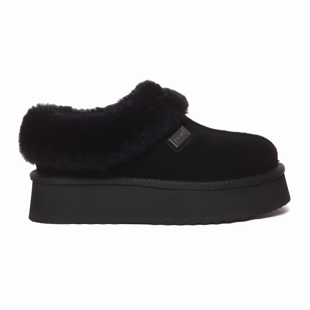 EverAu Australia Women Topknot Leather Slippers