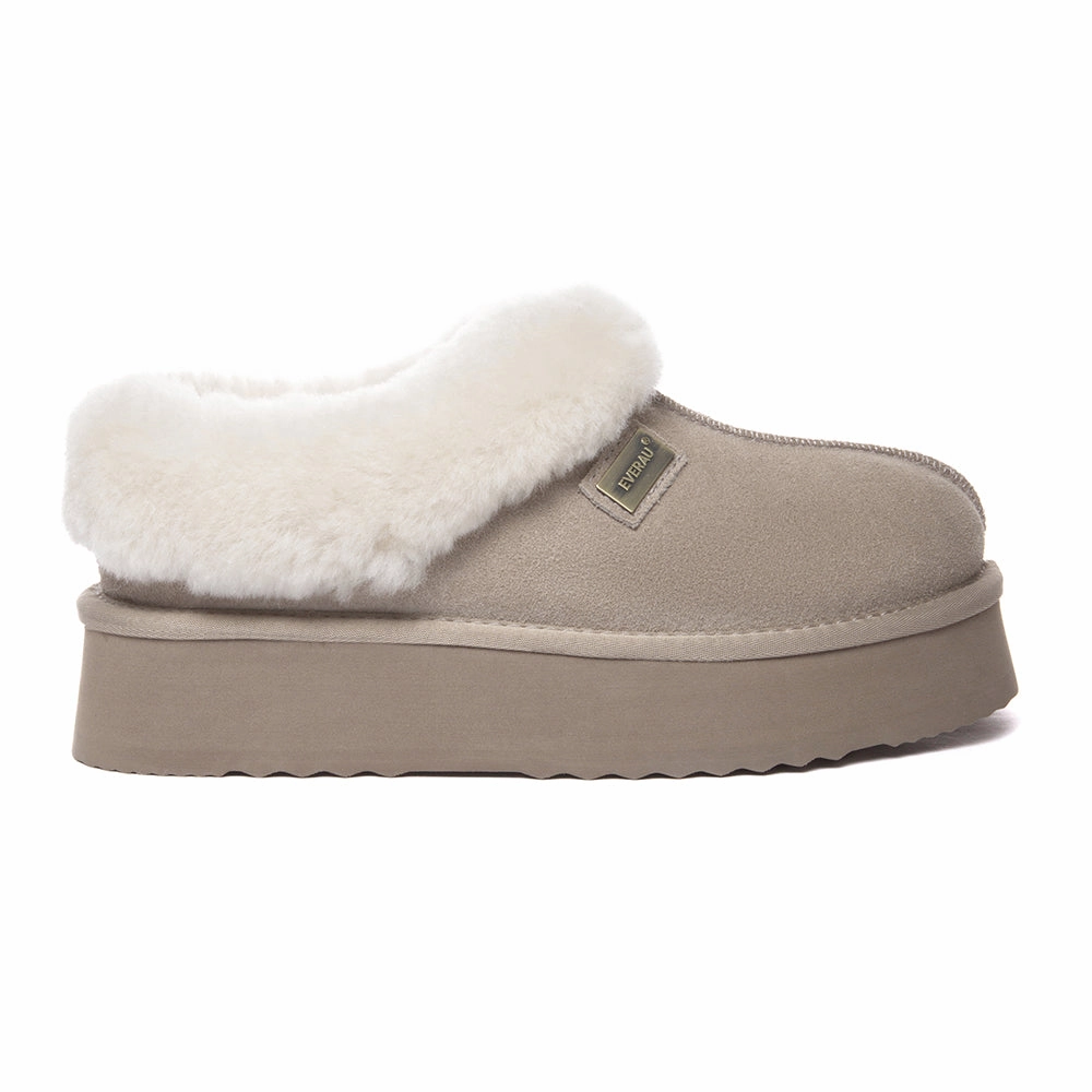 EverAu Australia Women Topknot Leather Slippers