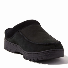 EZ Feet Men's Genuine Shearling Moccasin Toe Clog Slipper Cozy Womens Slippers discount