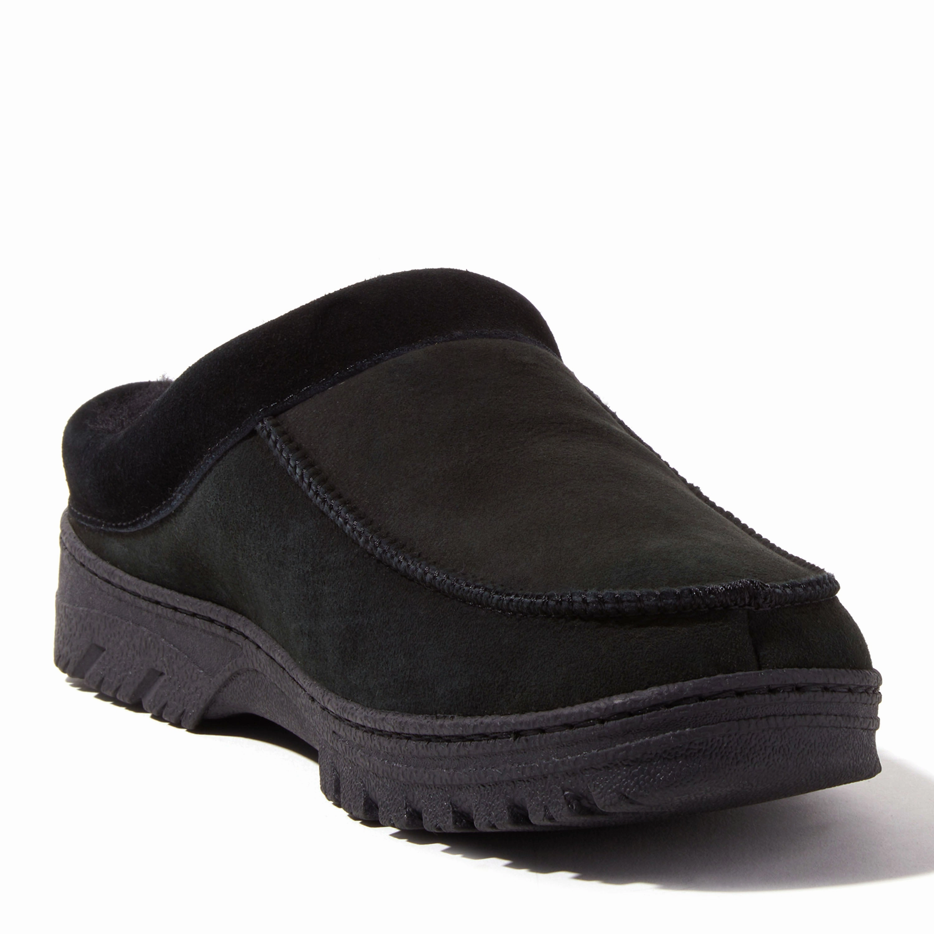 EZ Feet Men's Genuine Shearling Moccasin Toe Clog Slipper Cozy Womens Slippers discount