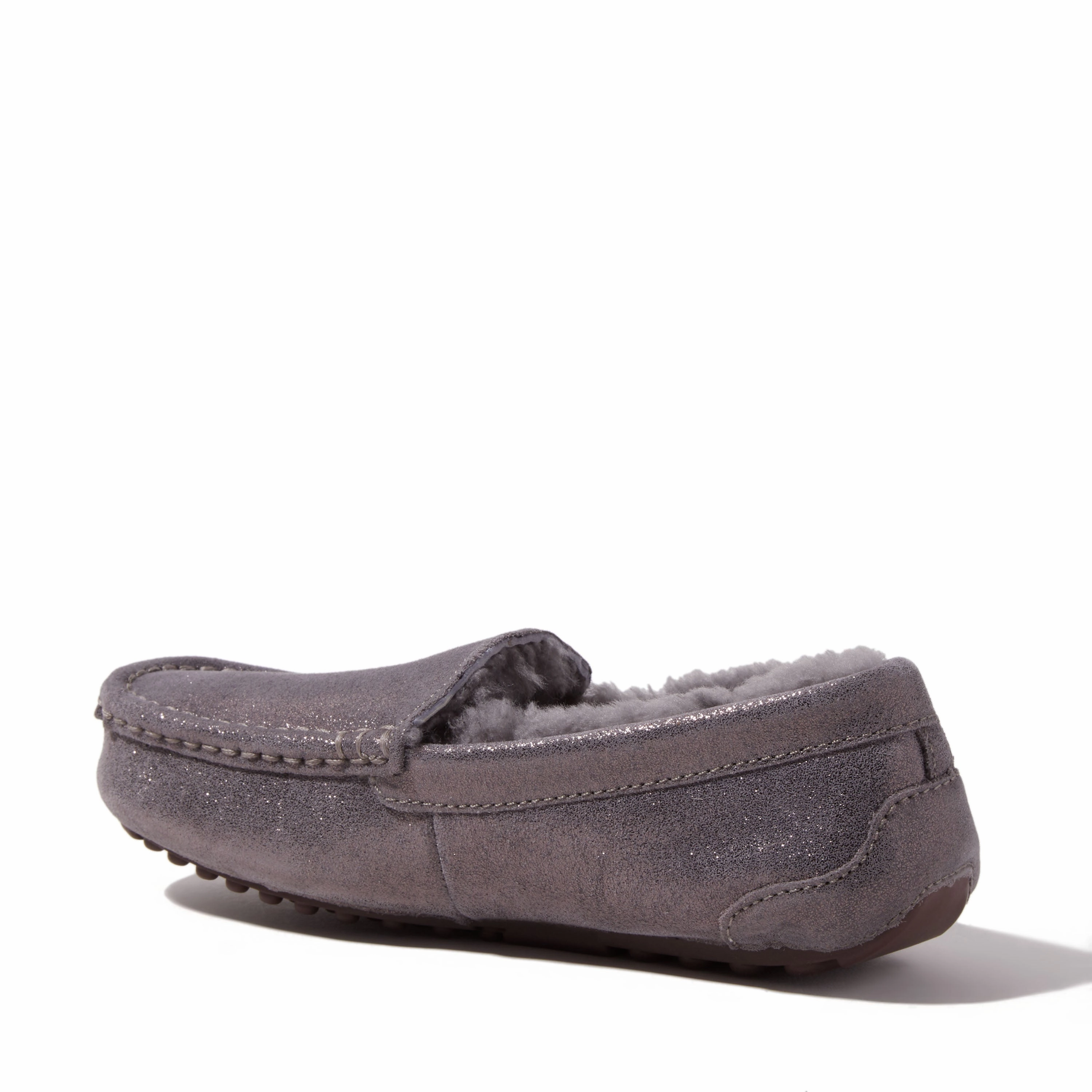 EZ Feet Women's Genuine Suede Moccasin Slipper