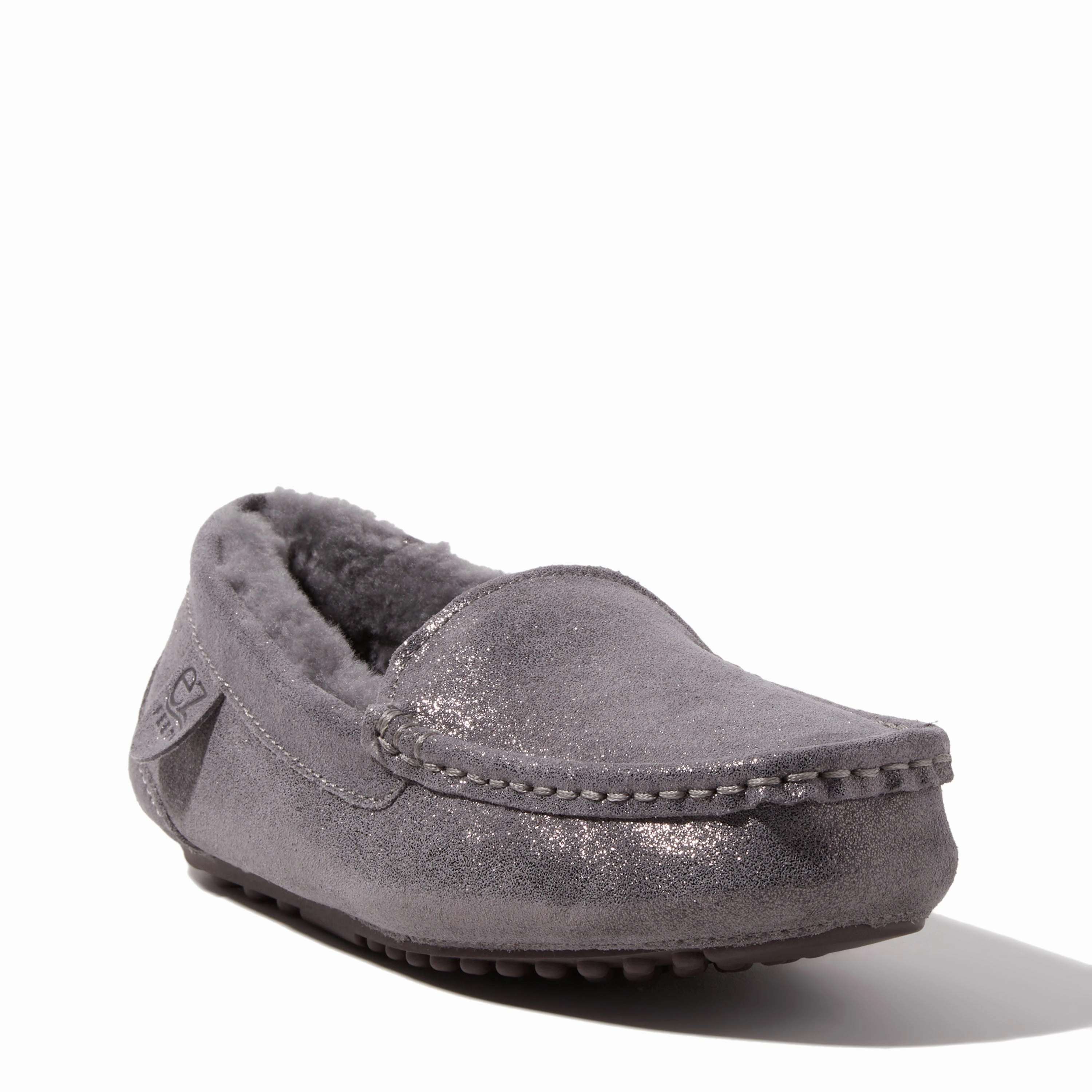 EZ Feet Women's Genuine Suede Moccasin Slipper Cozy Womens Slippers discount