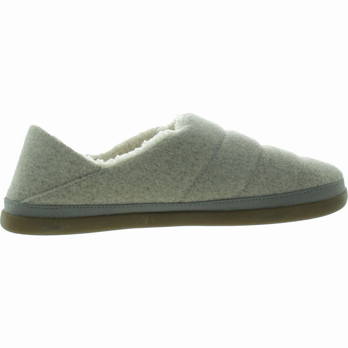 Ezra Womens Faux Fur Lined Man Made Loafer Slippers