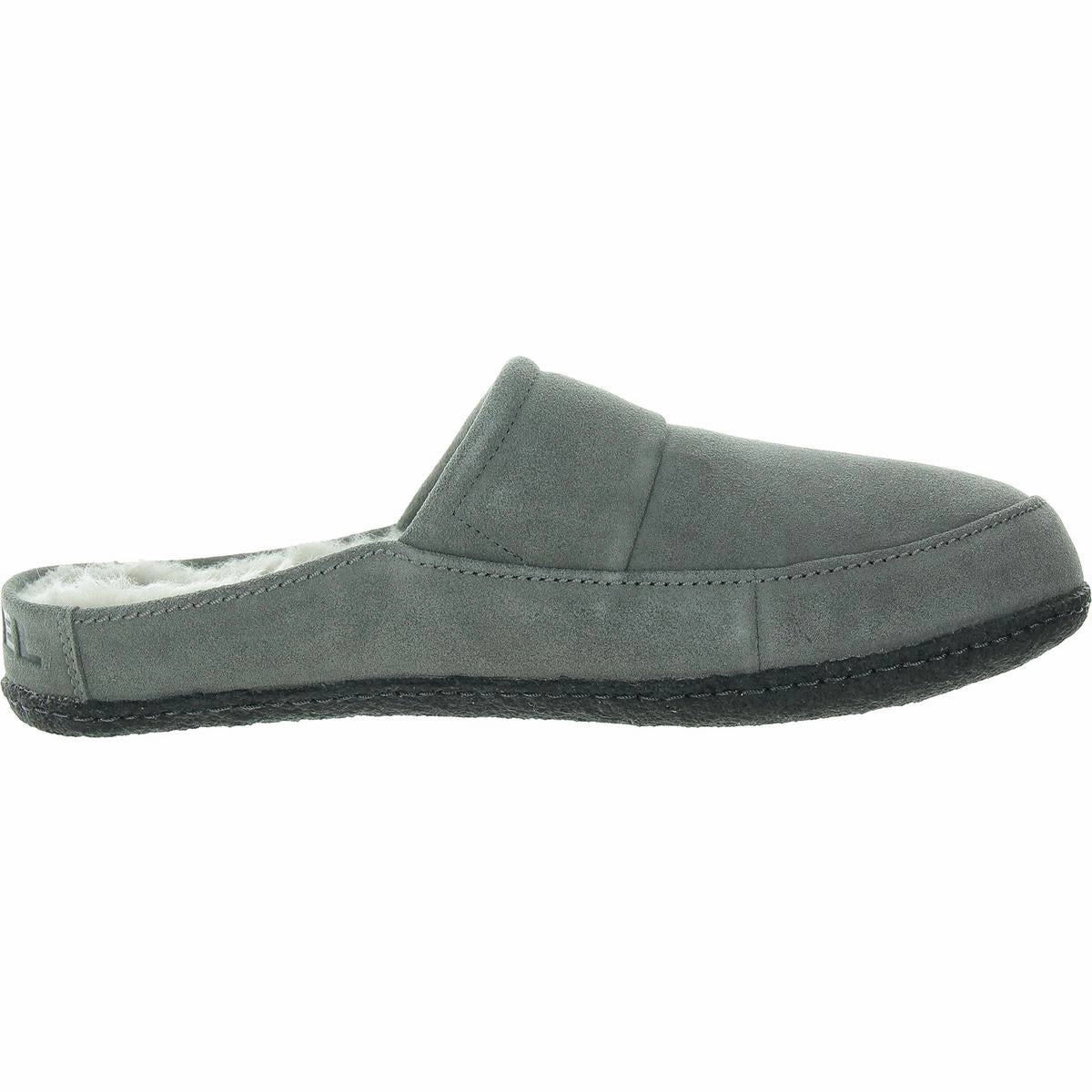 Falcon Ridge II Scuff Mens Faux Fur Lined Suede Slide Slippers