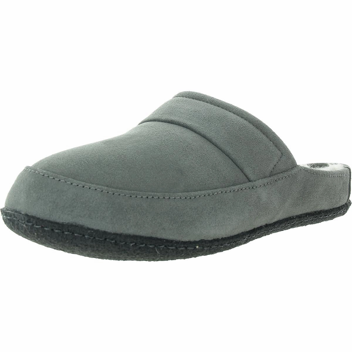 Falcon Ridge II Scuff Mens Faux Fur Lined Suede Slide Slippers Mens Slippers clearance sale