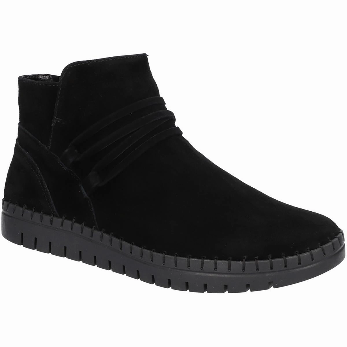 Falynn Womens Suede Lugged Sole Booties