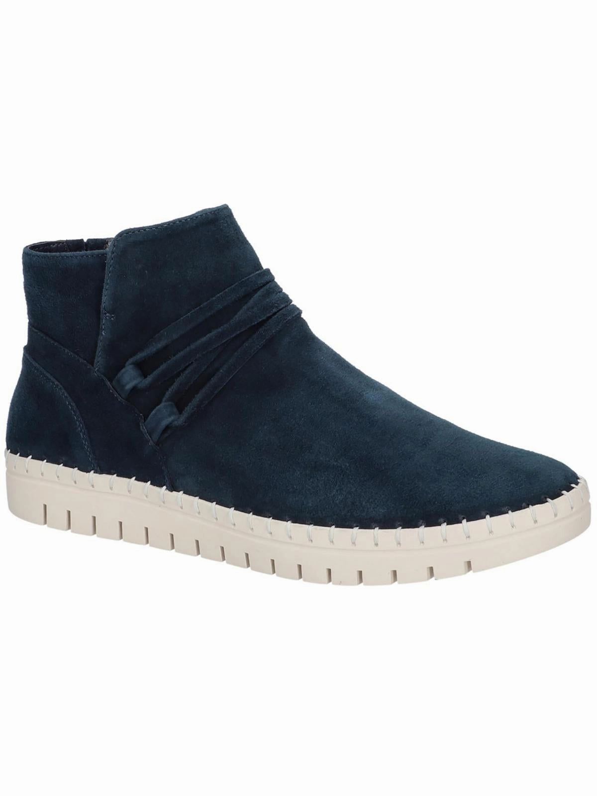 Falynn Womens Suede Lugged Sole Booties