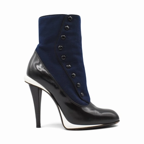 Fendi Wool Ankle Booties - Women's 38 Buy Womens Boots at outlet price