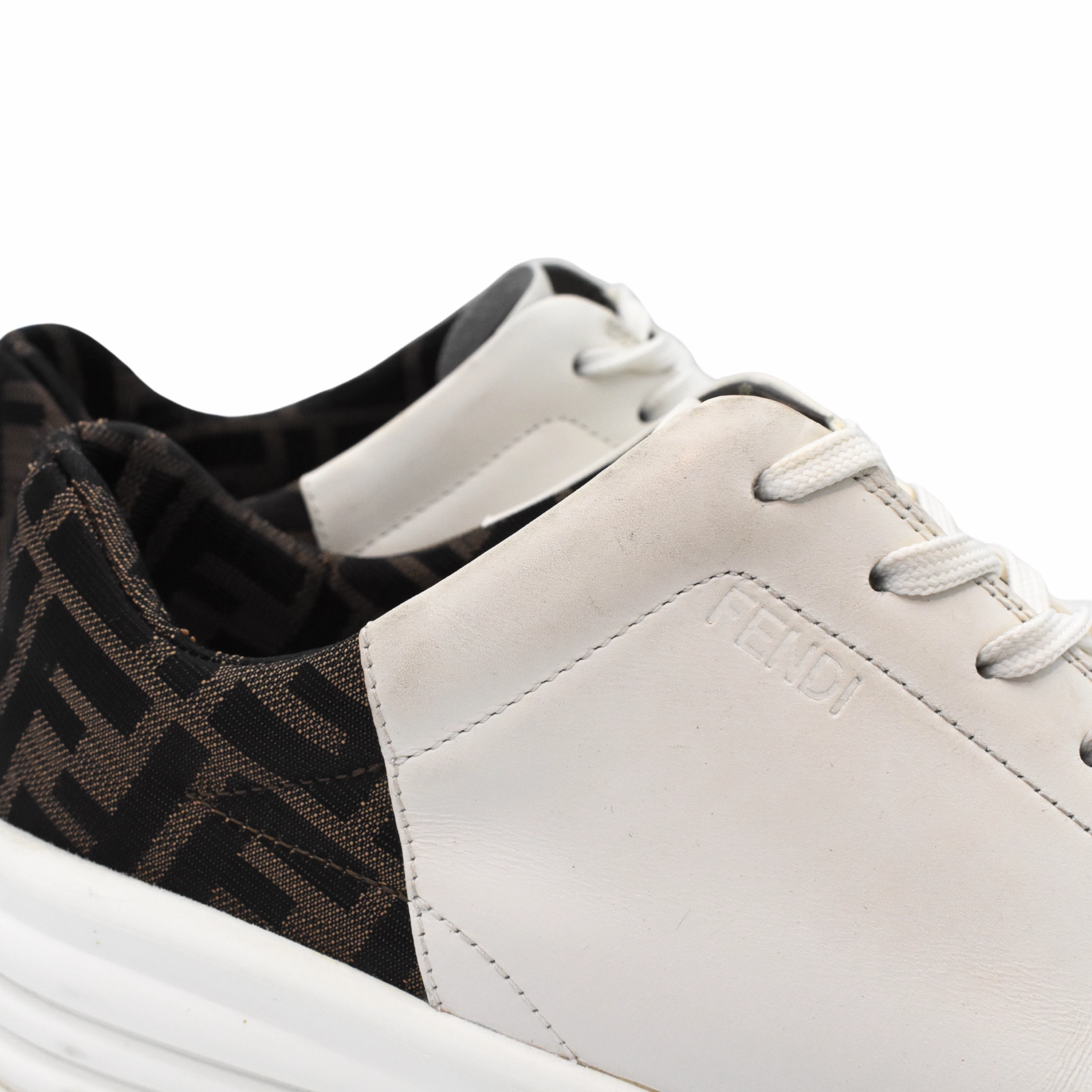 Fendi Zucca Sneakers - Men's 8