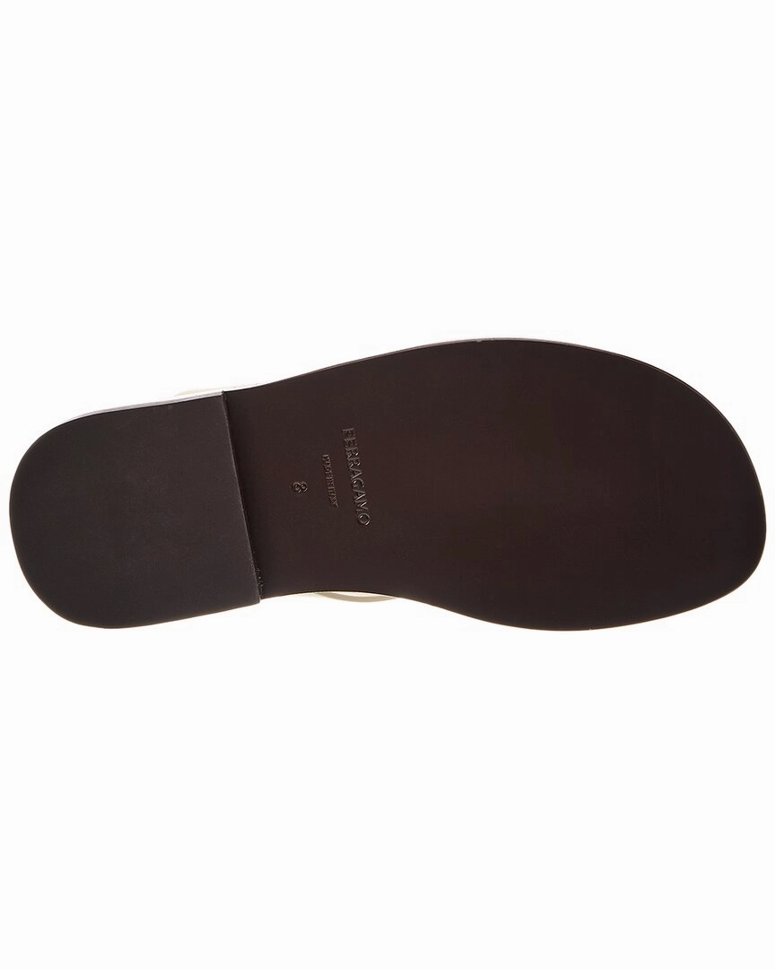 Ferragamo Forino Leather Sandal
