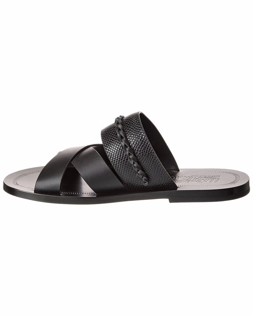 Ferragamo Giotto Leather Sandal