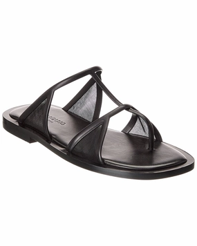 Ferragamo Gioventu Leather Sandal Mens Sandals outlet deals