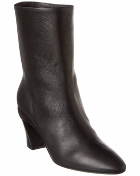 Ferragamo Leather & Suede Boot Cheap Womens Boots for winter