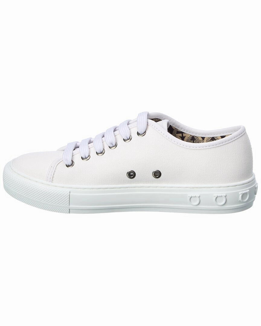 Ferragamo Mediterr Eco Canvas Sneaker