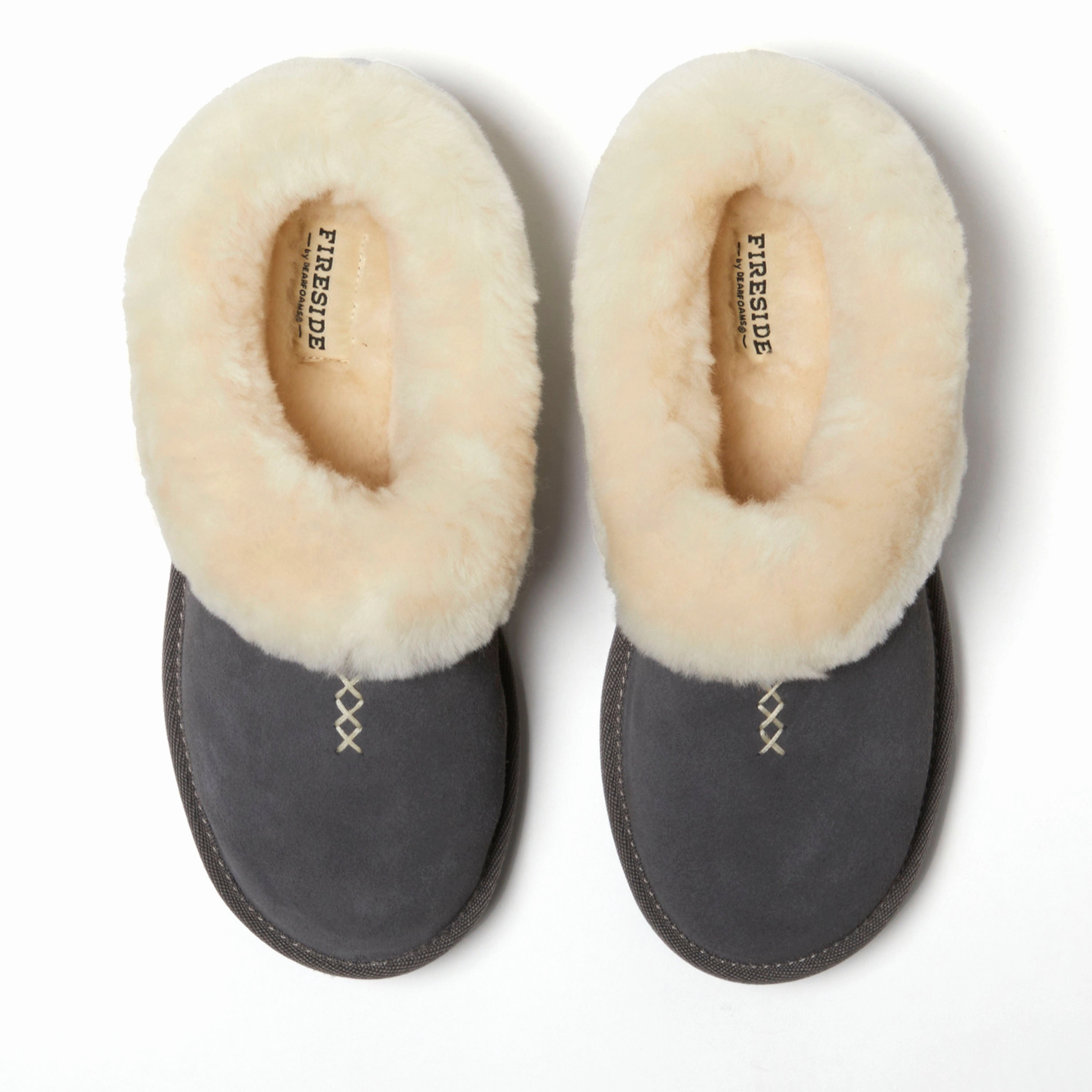 Fireside by Dearfoams Adelaide Genuine Shearling Clog
