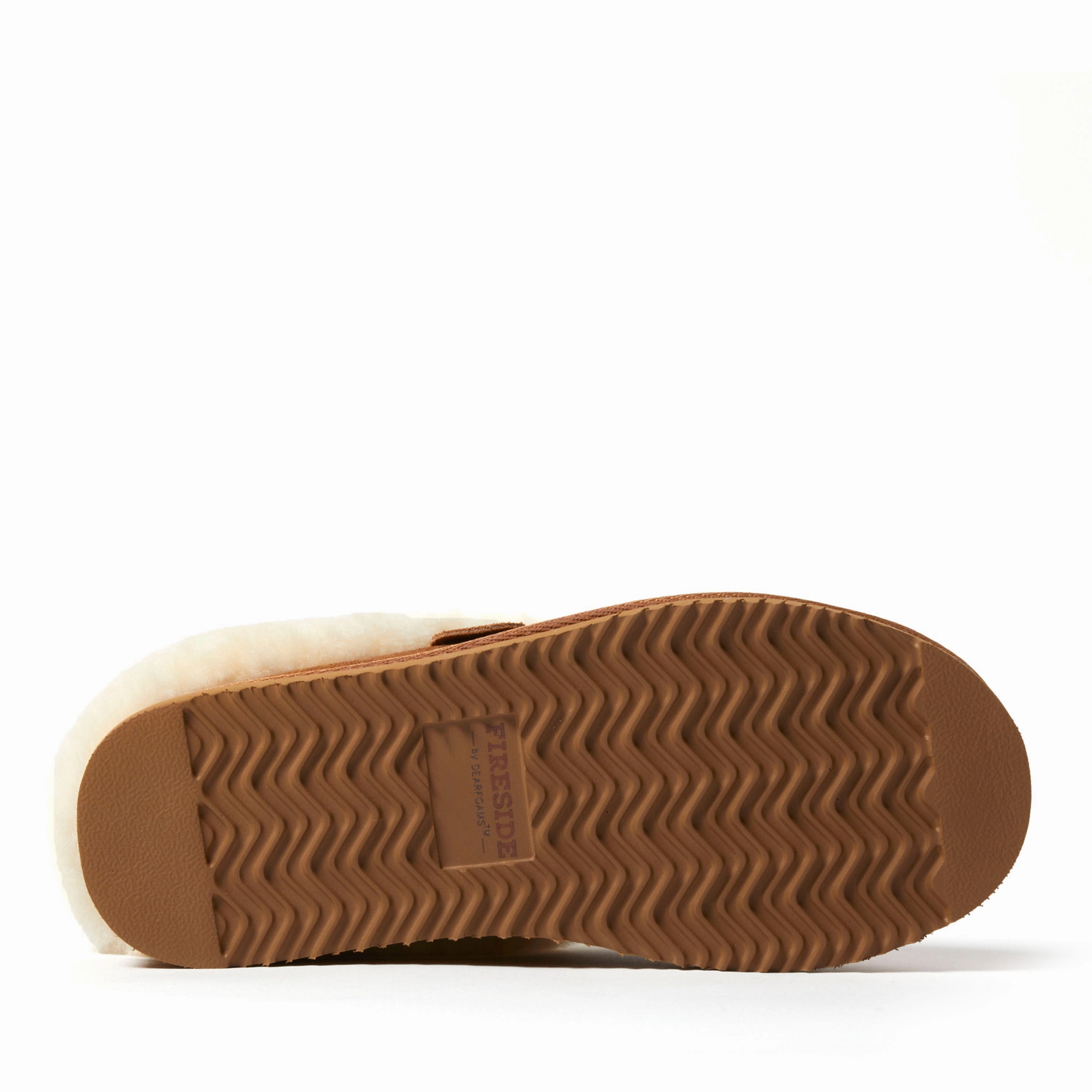 Fireside by Dearfoams Adelaide Genuine Shearling Clog