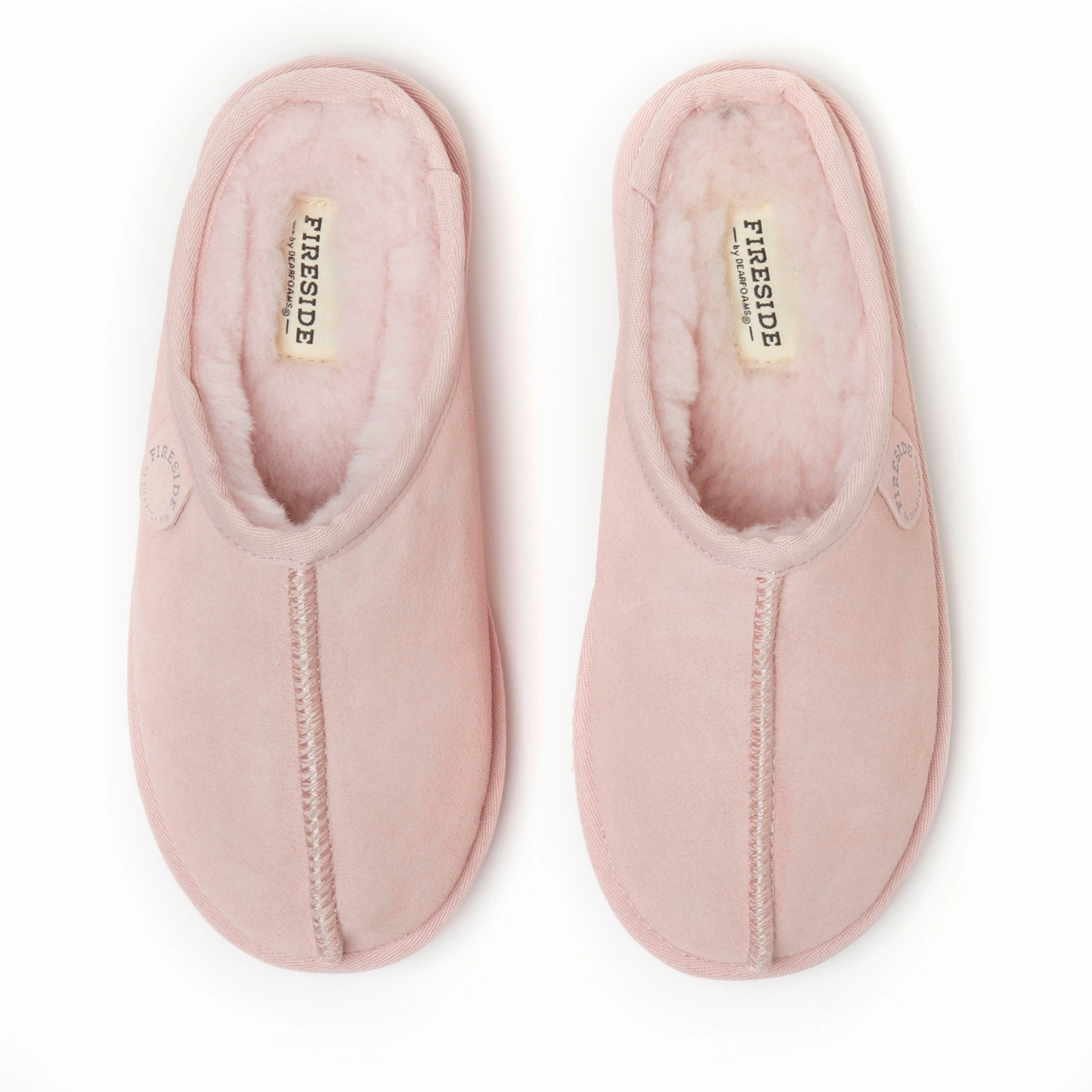 Fireside By Dearfoams Women's Greta Genuine Shearling Clog