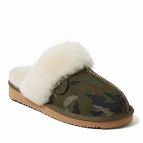 Fireside By Dearfoams Women's Sydney Genuine Shearling Scuff Cozy Womens Slippers discount