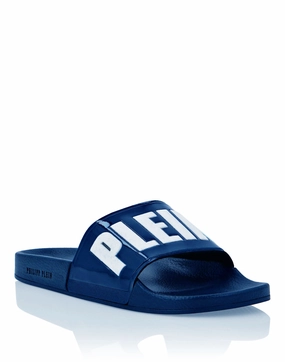 Flat gummy sandals Philipp Plein TM Mens Sandals outlet deals