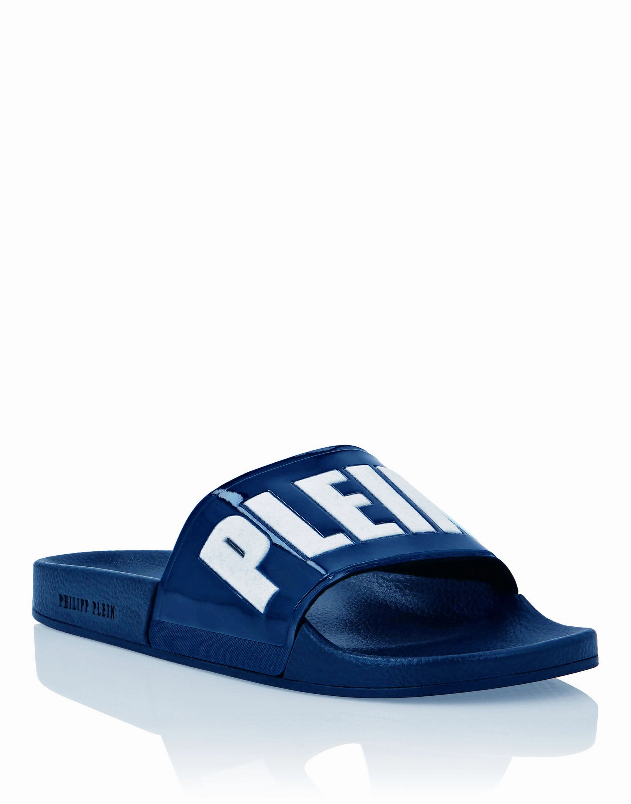 Flat gummy sandals Philipp Plein TM Mens Sandals outlet deals