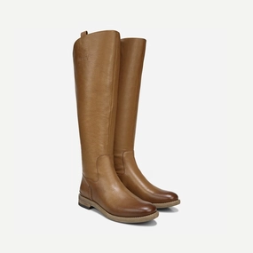 Franco Sarto Meyer Boots Women's US 6 Brown Leather Almond Toe Knee High ZPO3534 Womens Boot Deals Today