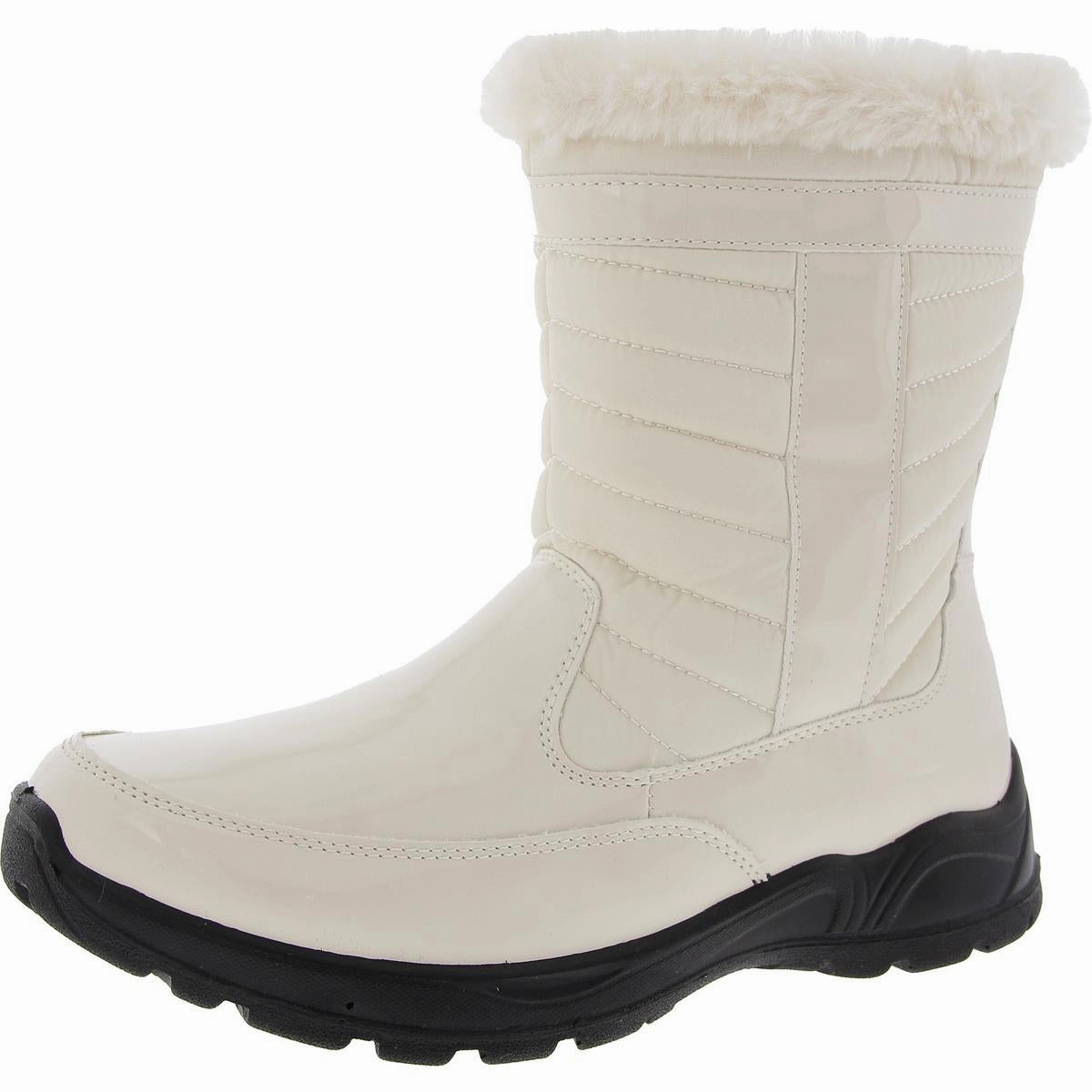 FRAZER Womens Faux Suede Zipper Winter & Snow Boots
