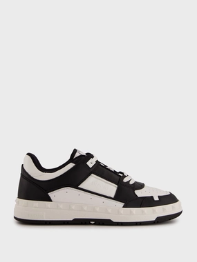 Freedots Low-Top Trainer in Calfskin Promo deal Mens Sneakers